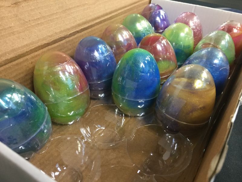 Photo 1 of Kicko Slime Putty Easter Egg - 14 Pack Colorful Galaxy Sludgy Gooey Fidget Kit for Sensory and Tactile Stimulation, Stress Relief, Prize, Party Favor, Education, Game - Toy for Kids, Boys, Girls
