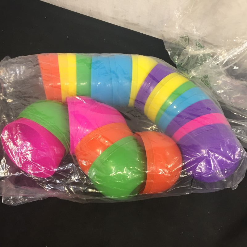 Photo 1 of Jumbo 24 Piece Assorted Solid Colors Giant Easter Eggs - 6 Inches Tall
-- open bag, new --