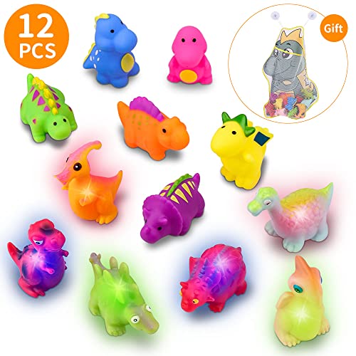 Photo 1 of Bath Toys, Othran Baby Bath Toys 12 PCS, Bathtub Toys for Toddlers Light up Bath Toys for Boys and Girls Bath Toys for Kids Ages 4-8 Water Squirts Toys with Bath Toy Organizer
