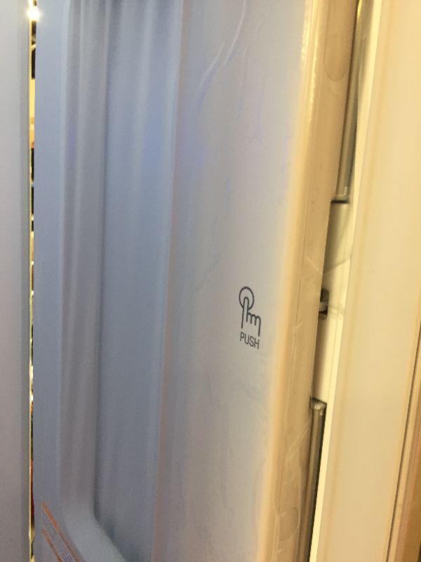 Photo 5 of Styler Steam Closet Smart Clothing Care System with Asthma & Allergy Friendly Sanitizer in White ------ door needs to be replaced, damaged and scratches along sides and edges----