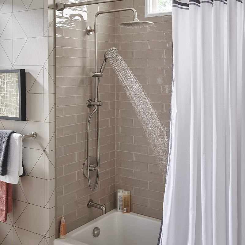 Photo 1 of American Standard Spectra Versa System with Rain Showerhead and Hand Shower, 2.5 GPM, Brushed Nickel 24" Inch