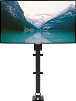 Photo 1 of CO-Z Motorized TV Lift for 32" to 70" TVs up to 600x400 VESA, Height Adjustable TV Stand and Wall Mount with Remote Control and Memory Setting, Automatic Lift TV Bracket for Home Office
