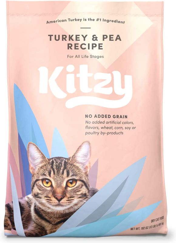 Photo 1 of  Kitzy Dry Cat Food, No Added Grains (Turkey/Whitefish & Pea Recipe) 12lbs  best by 5/22 
