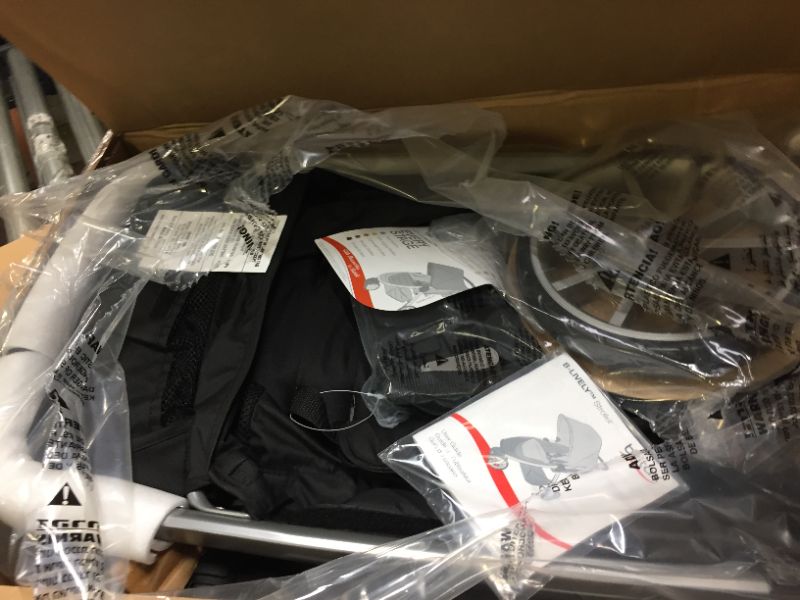 Photo 10 of Britax B-Lively and B-Safe Gen2 Travel System, Eclipse Black SafeWash. . Box Packaging Slightly Damaged, Baby Car Seat Heavy Use, Scratches and Scuffs on Car Seat, Dirty from Previous use on Car Seat, Stroller is New. 
