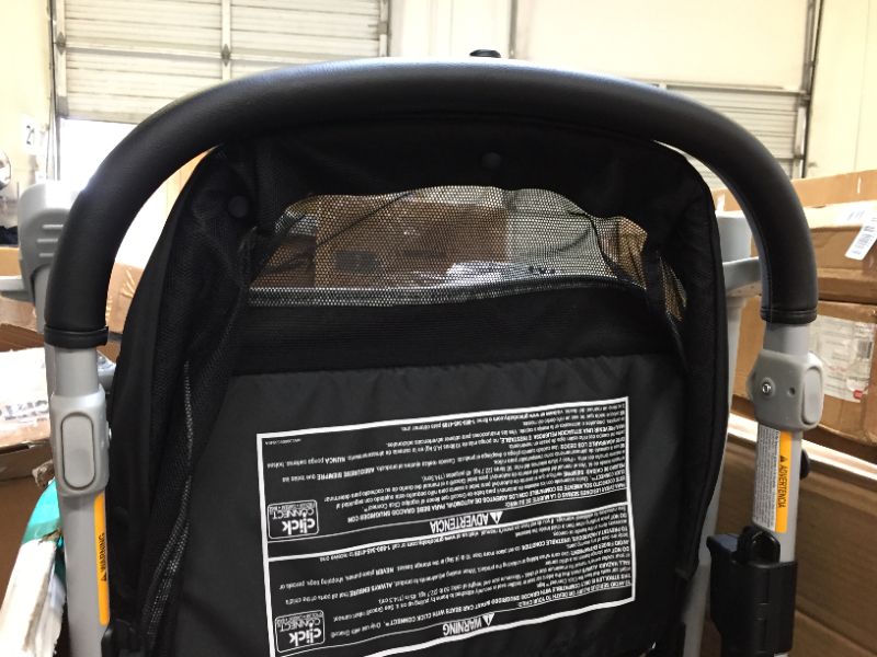 Photo 10 of OMNI PLUS MODULAR TRAVEL SYSTEM WITH LITEMAX SPORT REAR-FACING INFANT CAR SEAT. Box Packaging Badly Damaged, Moderate Use, May be Missing Parts, Scratches and Scuffs on item. Wear on Wheels.  Minor Stains found on item, Dirty from Previous Use. 