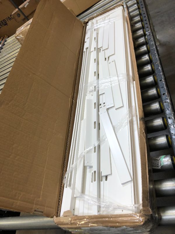 Photo 3 of Zippity Outdoor Products ZP19060 Keswick No-Dig Vinyl Kit 2-Pack (44" H x 42" W) Privacy Screen and Fence, White. Box Packaging Damaged, Minor Use, Scratches and Scuffs on item, Missing Hardware, Missing Parts. Selling for Replacement Parts.

