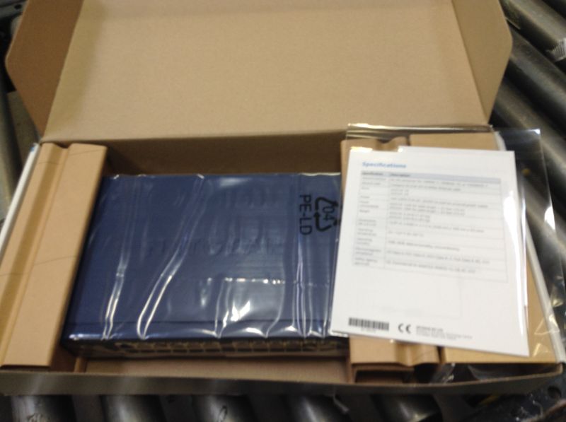 Photo 3 of  NETGEAR 24-Port Gigabit Ethernet Unmanaged Switch (JGS524) Box Packaging Slightly Damaged, Item is New