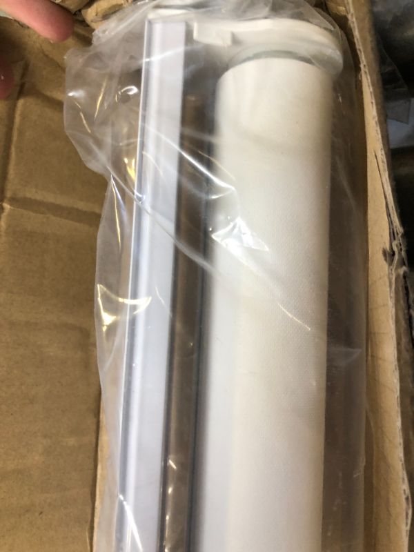 Photo 3 of  Roll Down Blinds, 64 Inch Long. Color White. Box Packaging Damaged, Moderate Use. 