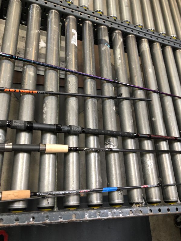 Photo 1 of 5 Count of Various and Miscellaneous Fishing Poles. Fishing Poles are All Broken and Missing Parts. Selling for Parts. No Packaging, 
