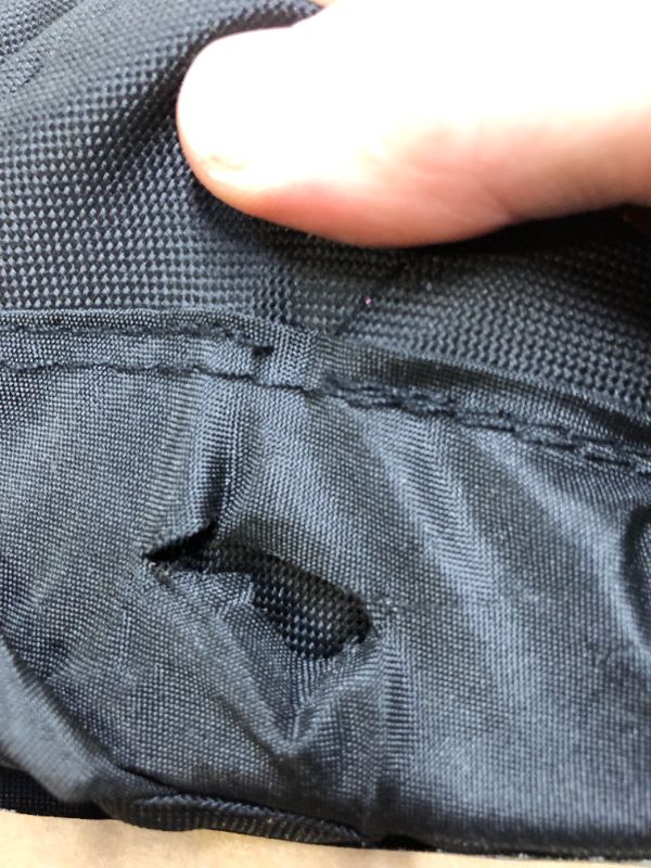 Photo 1 of Baby Trend Expedition Jogger Stroller, Bubble Gum. Box Packaging Damaged, Heavy Use, Scratches and Scuffs on Plastic, Found Rip in Fabric, Found Hair on item, Wear on wheels. Missing small hardware for Wheels.
