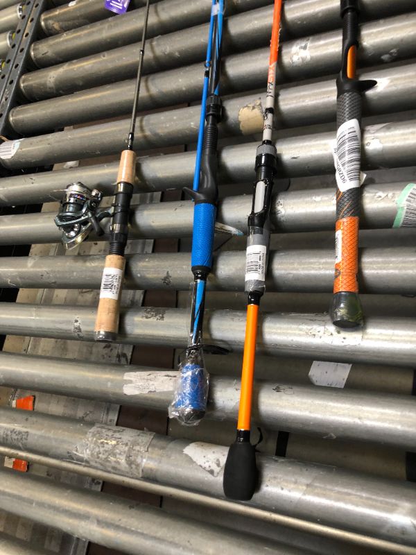 Photo 2 of 4 Count of Various and Miscellaneous Fishing Poles. Fishing Poles are All Broken and Missing Parts. Selling for Parts. No Packaging, 
