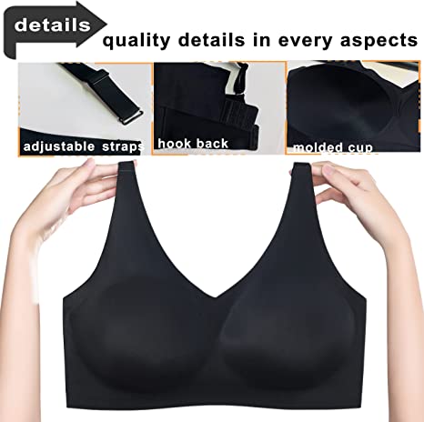 Photo 1 of PRETTYWELL Molded Cup Sports Bras for Women, Cross Back Sports Bra Top, Wirefree Comfort Sport Bras for A to D Cup
size xl