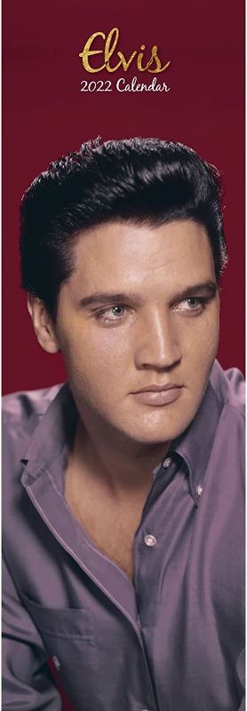 Photo 1 of 2022 Slimline calendar - Elvis, Monthly View, Icons Theme
