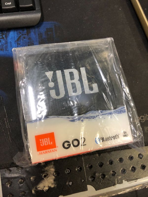 Photo 1 of JBL GO2 - Waterproof Ultra-Portable Bluetooth Speaker - Black
