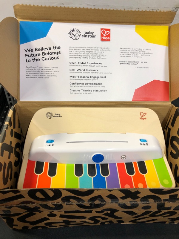 Photo 3 of Baby Einstein Together in Tune Piano? Safe Wireless Wooden Musical Toddler Toy, Magic Touch Collection, Age 12 Months+
