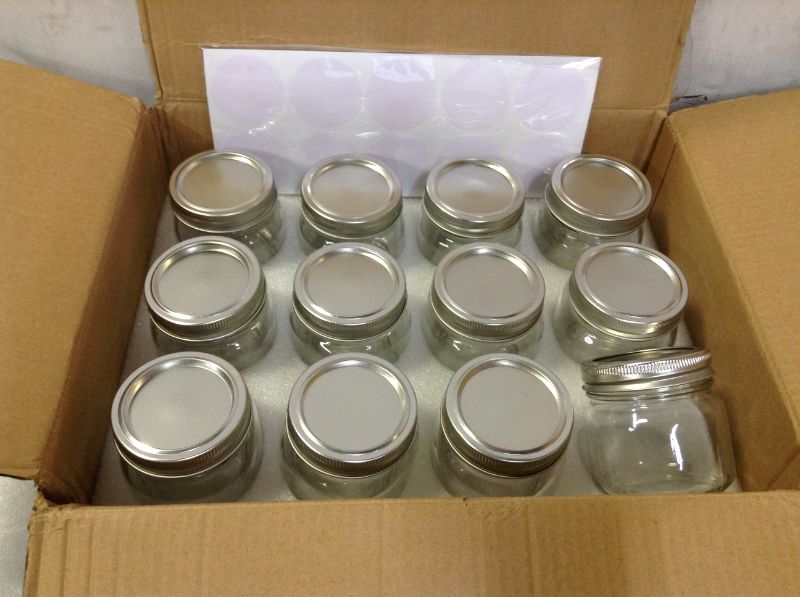 Photo 2 of 12 PACK Mason Jars Small