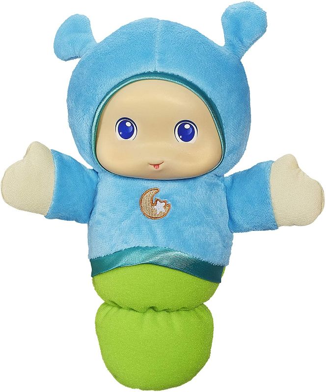 Photo 1 of Playskool Lullaby Gloworm Toy with 6 lullaby tunes, Blue (Amazon Exclusive) Blue, Green
