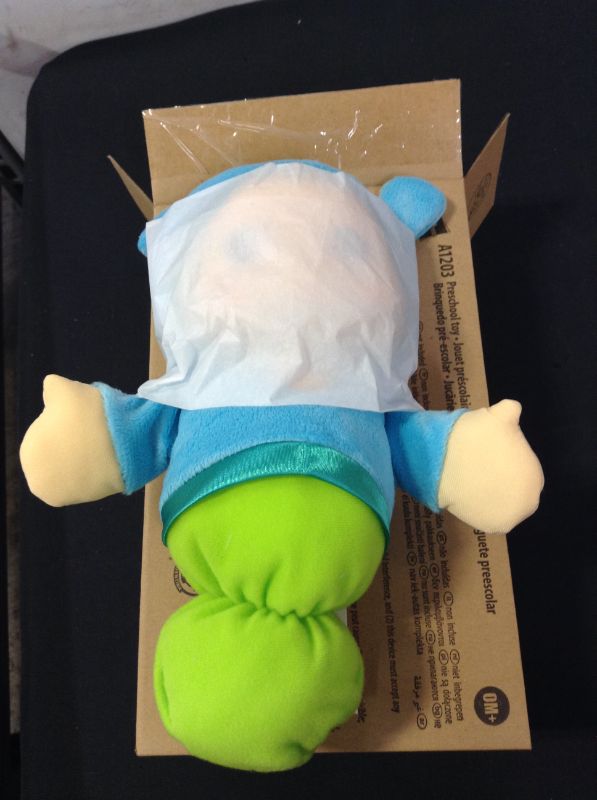 Photo 3 of Playskool Lullaby Gloworm Toy with 6 lullaby tunes, Blue (Amazon Exclusive) Blue, Green
