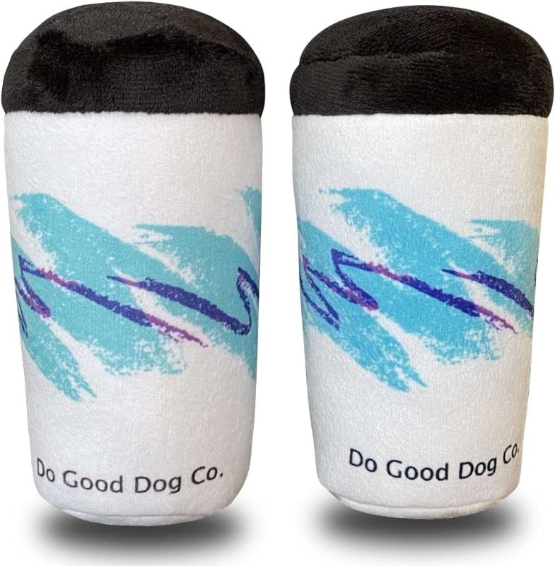 Photo 1 of 90's Cup Original Two Pack Parody Funny Dog Drinks with Squeaker
