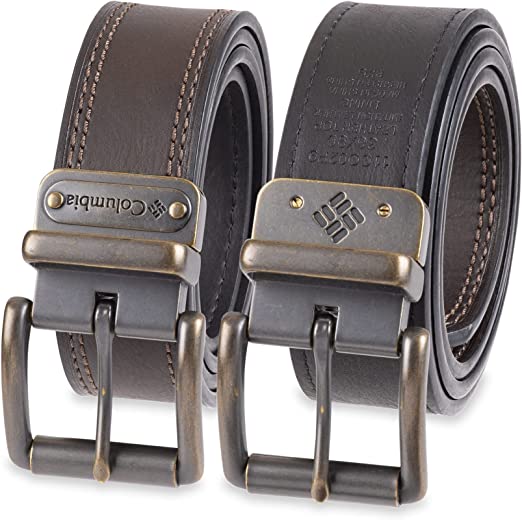 Photo 1 of Columbia Reversible Leather Belt-Casual for Men's Jeans with Double Sided Strap
size 30-32