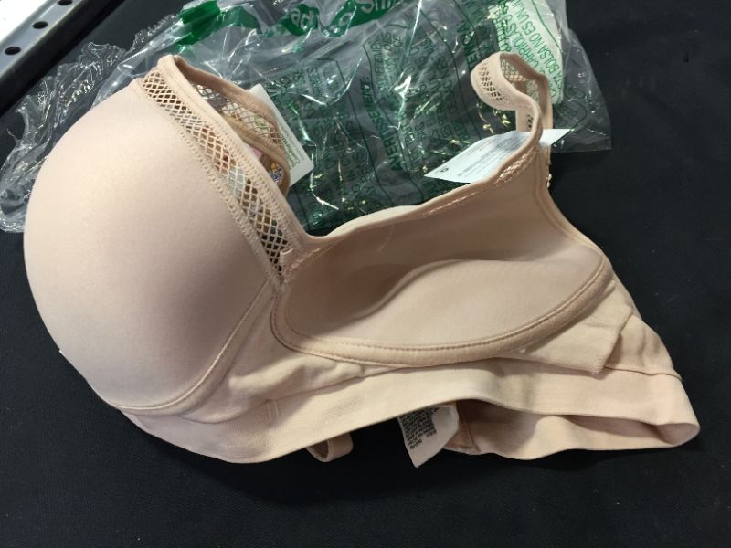 Photo 2 of Hanes Wireless Bra, Seamless Bra with Full Coverage, Comfort Flex Wirefree, Perfect Coverage size small
