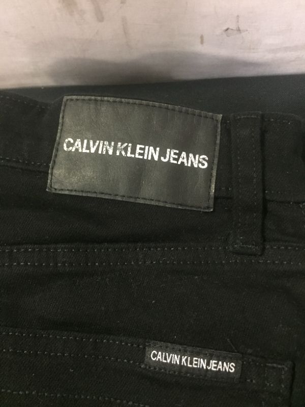 Photo 3 of CALVIN KLEIN JEANS SIZE 32X30 SKINNY (BLACK)