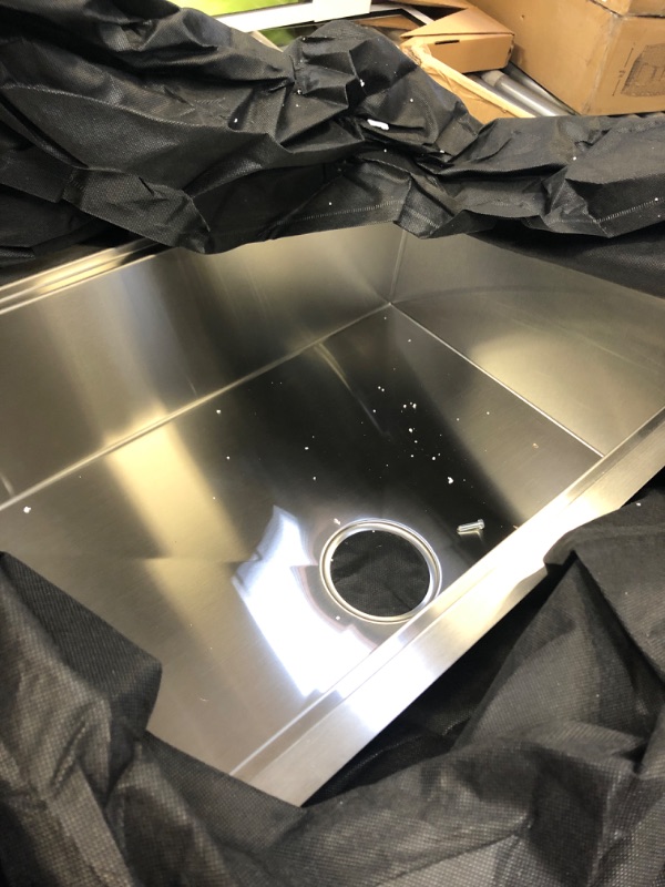 Photo 1 of DELTA Rivet 25-Inch Workstation Kitchen Sink Drop-In Top Mount 16 Gauge Stainless Steel Single Bowl with WorkFlow Ledge and Chef’s Kit of 5 Accessories, 95A931-25S-SS
