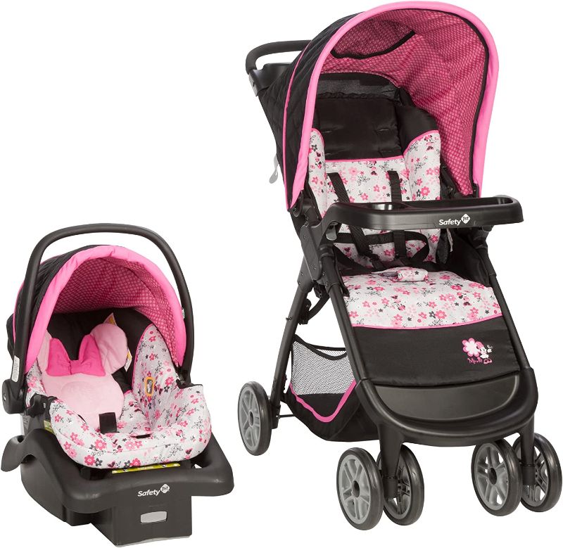 Photo 1 of Disney Baby Amble Quad Travel System Stroller, Floral Pink
