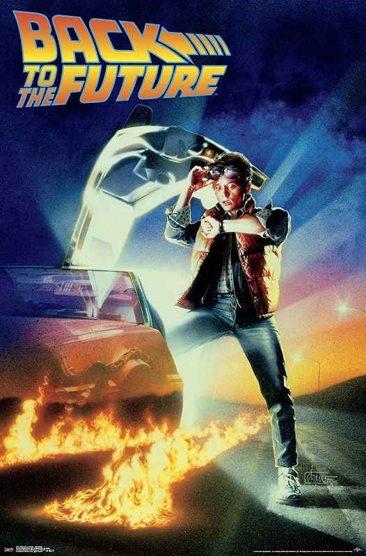 Photo 1 of 24" x 36" inch(60 x 91.5 cm) Back to the Future Michael J Fox Movie Poster Framed Gift Rolled
