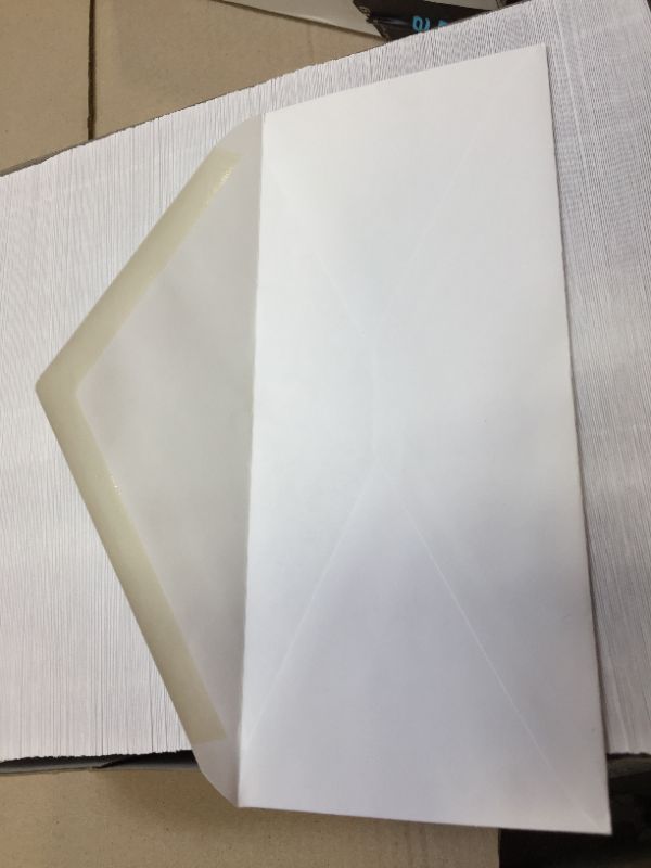 Photo 4 of Office Impressions Plain Envelopes, 10 Trade Size (4 1/8 x 9 1/2), White, 500 Envelopes per Box (82292)
