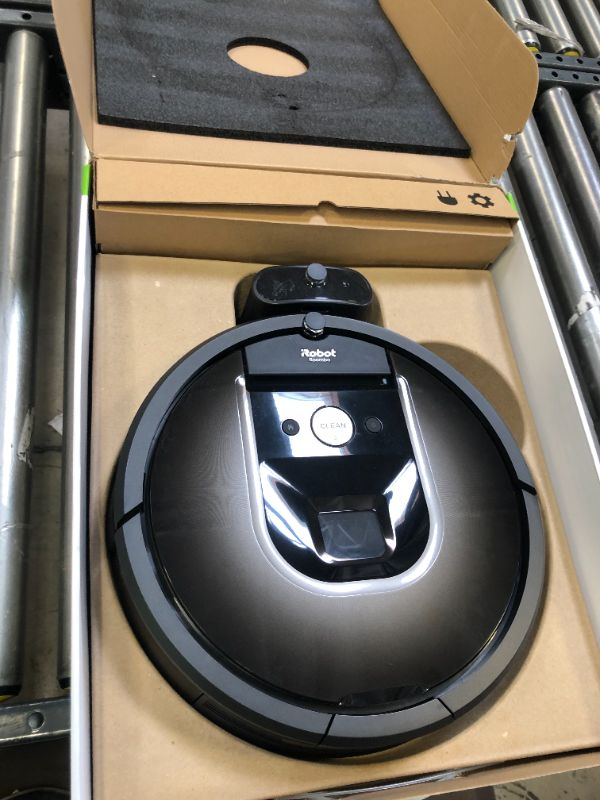 Photo 2 of iRobot Roomba 981 Robot Vacuum-Wi-Fi Connected Mapping, Works with Alexa, Ideal for Pet Hair, Carpets, Hard Floors, Power Boost Technology, Black
