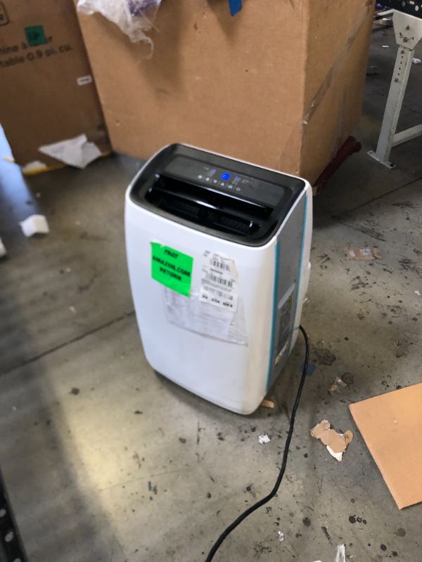 Photo 2 of TURBRO Greenland 14,000 BTU Portable Air Conditioner and Heater, Dehumidifier and Fan, 4-in-1 Floor AC Unit for Rooms up to 600 Sq Ft, UV-C Light, Sleep Mode, Timer, Remote Included (10,000 BTU SACC)
