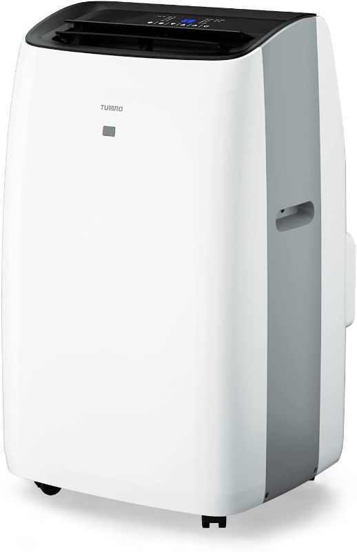 Photo 1 of TURBRO Greenland 14,000 BTU Portable Air Conditioner and Heater, Dehumidifier and Fan, 4-in-1 Floor AC Unit for Rooms up to 600 Sq Ft, UV-C Light, Sleep Mode, Timer, Remote Included (10,000 BTU SACC)
