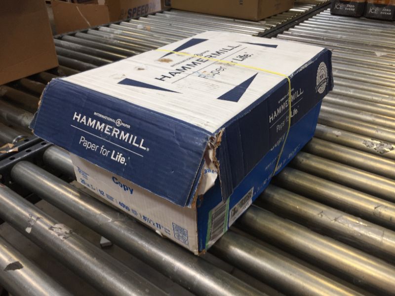 Photo 2 of Hammermill Printer Paper, 20 Lb Copy Paper, 8.5 x 11 - 8 Ream (4,000 Sheets) - 92 Bright, Made in the USA