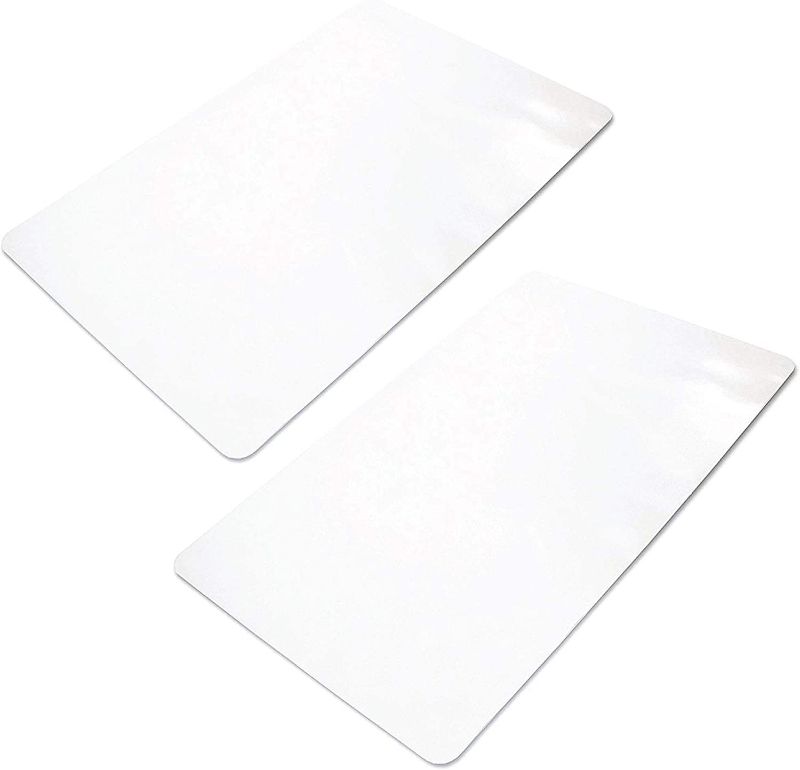 Photo 1 of Ilyapa Office Chair Mat for Hard Floors 2 Pack 36" x 48" Heavy Duty Clear, PVC Chair Mat for Hardwood and Tile Floors, Protective Floor Mat for Home or Office