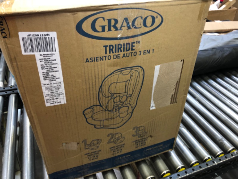 Photo 6 of Graco TriRide 3 in 1 Car Seat | 3 Modes of Use from Rear Facing to Highback Booster Car Seat, Clybourne
