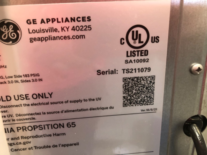 Photo 5 of GE Profile Opal | Countertop Nugget Ice Maker with Side Tank | Portable Ice Machine Makes up to 24 lbs. of Ice Per Day | Stainless Steel Finish
