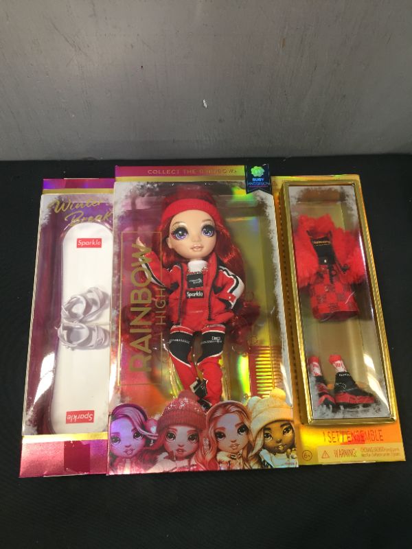 Photo 2 of Rainbow High Winter Break Ruby Anderson Fashion Doll