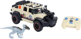 Photo 1 of Matchbox Jurassic World: Dominion Jeep Gladiator R/C Vehicle with 6in Dracorex Dinosaur Figure (2 PACK )