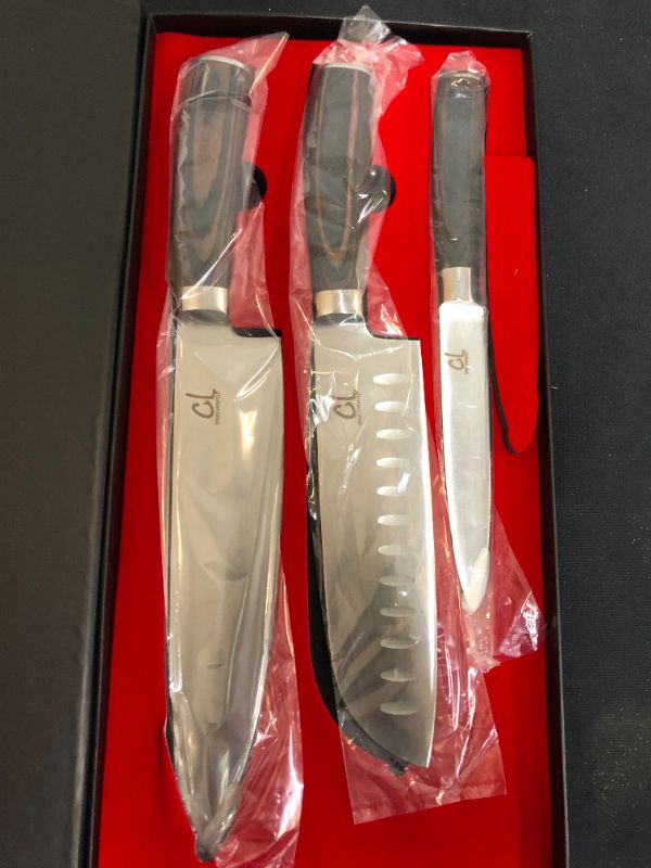 Photo 2 of Creativeland Chef Knife, Japanese Meat Chopping Knife, Gyuto Chef Knife, Kitchen Slicing Knife for Cooking Santoku Knives, Sharp High Carbon Forged Meat Slicing Knife
