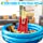 Photo 1 of 3 Rings Kiddie Pool for Baby Toddler - 58" X 12" Inflatable Swimming Pool for Kids - Small Infant Kiddy Ball Pit Pool Paddling Pool Indoor & Outdoor Water Game Play Center
