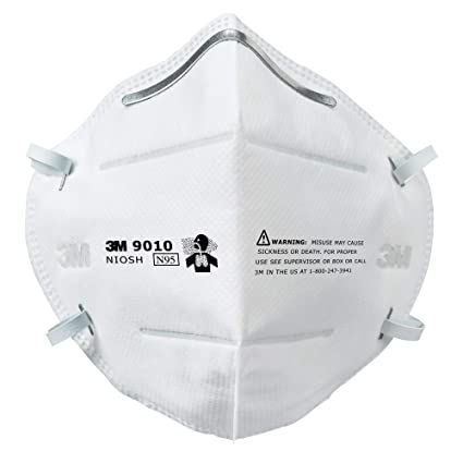 Photo 1 of 3M N95 Particulate Respirator, 9010, (Box of 50 Respirators)
