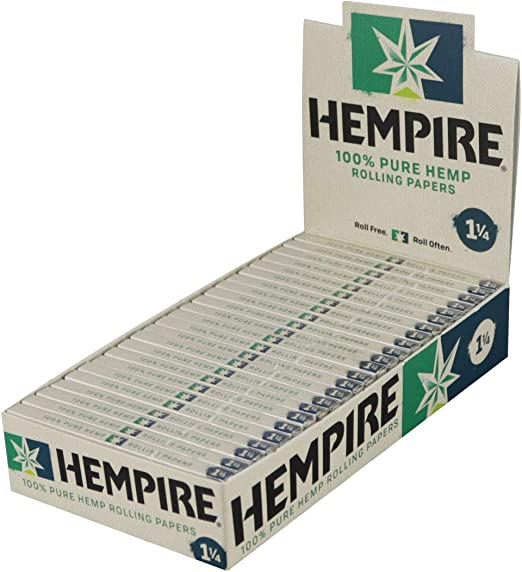 Photo 1 of 24PK Display - Hempire Hemp Rolling Papers - 1 1/4"
