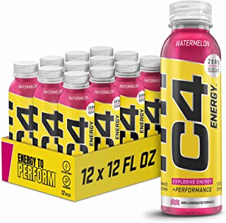 Photo 1 of Cellucor C4 Energy Non-Carbonated Zero Sugar Energy Drink, Pre Workout Drink + Beta Alanine, Watermelon, 12 Fl Oz (Pack of 12)
BEST BY SEP 2023