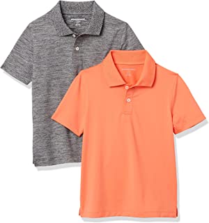 Photo 1 of Amazon Essentials Boys and Toddlers' Active Performance Polo Shirts, Pack of 2
X-LARGE