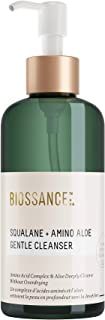 Photo 1 of Biossance Squalane + Amino Aloe Gentle Cleanser. Foaming Gel Face Wash to Deeply Clean Pores and Remove Makeup. Hydrating, Non-Stripping Formula (6.76 fl oz)
