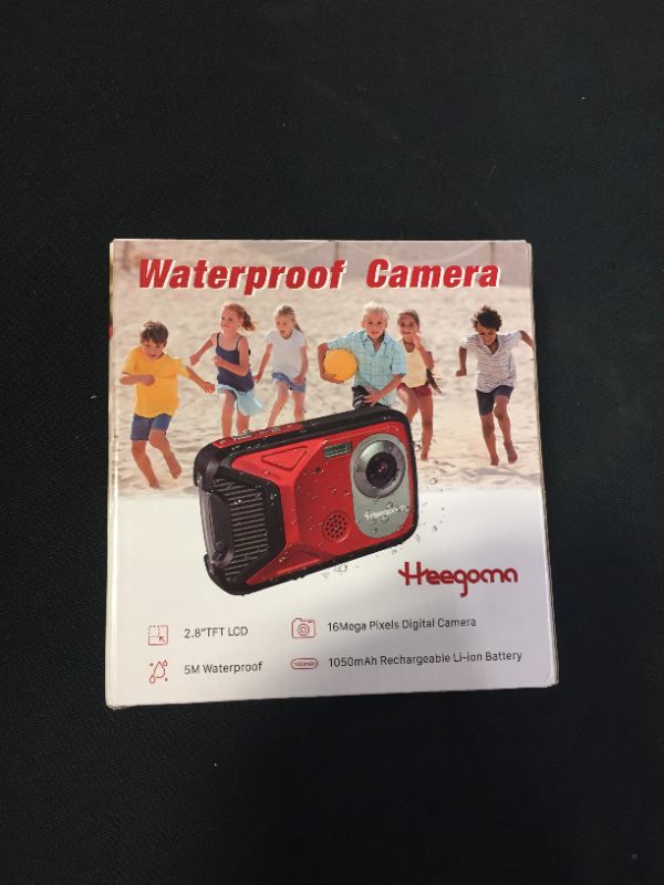 Photo 3 of Underwater Camera for Kids, Waterproof Digital Camera, Heegomn 2.8" LCD Screen 16MP 1080P Digital Video Camera Camcorder for Teenagers Students Gifts (Red)
