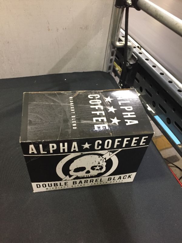 Photo 2 of Alpha Coffee – Double Barrel Black - 24 Count Coffee Pods - Premium Gourmet Craft Dark/French Roast Coffee | Veteran Owned - Specialty Small Batch Roasted Coffee | 100% Arabica Beans (BEST BY AUG 12 2022)
