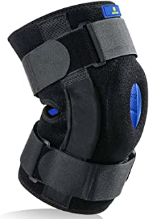 Photo 1 of ABYON Decompression Hinged Knee Braces for Knee Pain Meniscus Tear with Side Stabilizers for Man Women.Effective Relieves Arthritis,ACL,PCL,Injury Recovery.Patella Knee Support for Weightlifting,Workout,Gym (SIZE XL)
