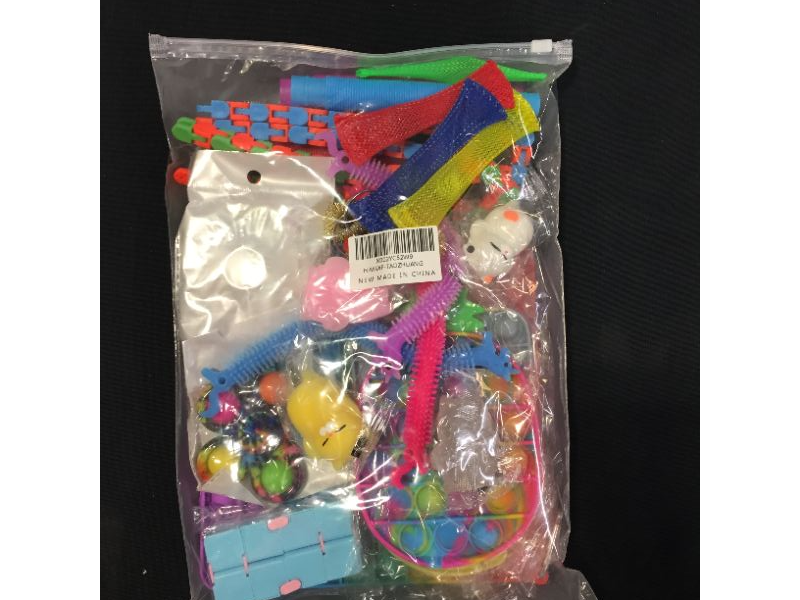 Photo 2 of 30Pcs Cheap Fidget Toy Pack, Fidget Packs Set, Fidget Toys Pack for Kids Adults, Fidget Box with Push Pop Bubble
